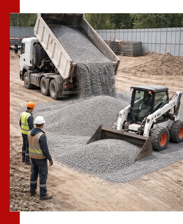 Доставка и продажа гранитного щебня фракции 0-5 в Феодосии