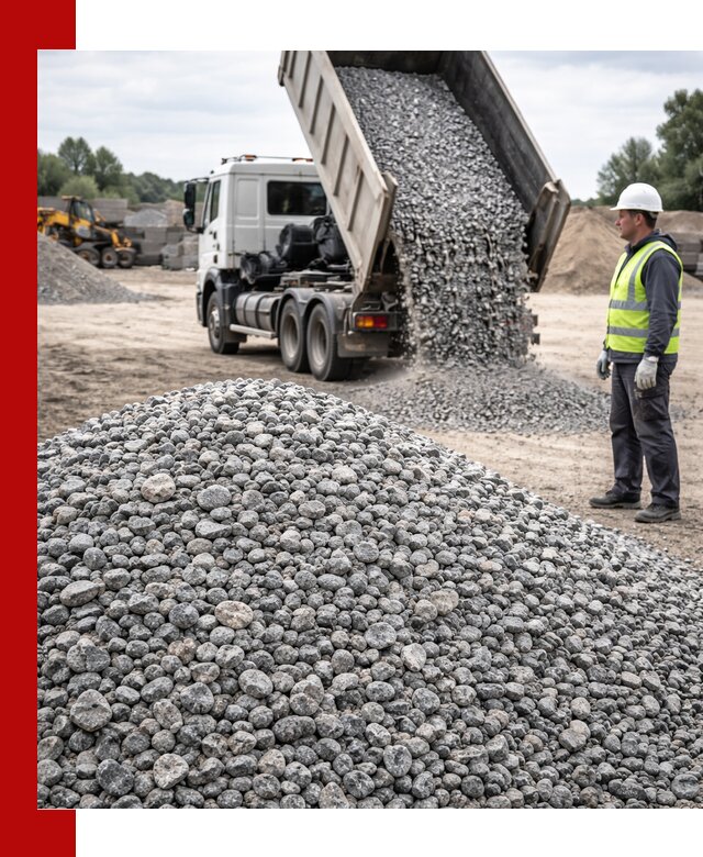 Доставка и продажа гранитного щебня фракции 5-20 в Феодосии