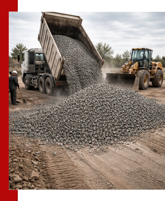 Гранитный щебень фракция 10-20 с доставкой в Феодосии