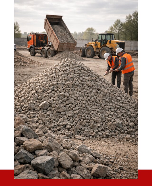 Гранитный щебень фракция 40-70 в Феодосии от 2540 руб ПРОНЕРУДФдс