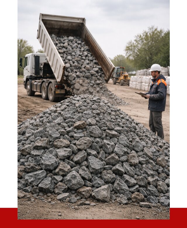 Гранитный щебень фракция 100-200 в Феодосии от 4266 р. ПРОНЕРУДФдс