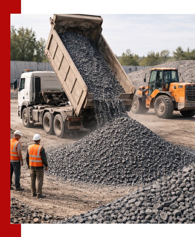 Доставка и продажа щебня габбро-диабаза в Феодосии
