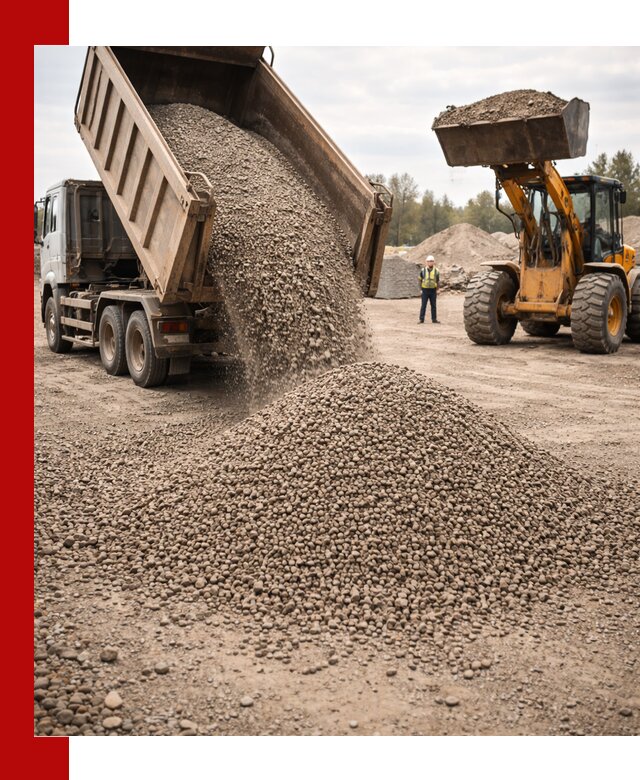 Гравийный щебень фракция 3–10 с доставкой в Феодосии