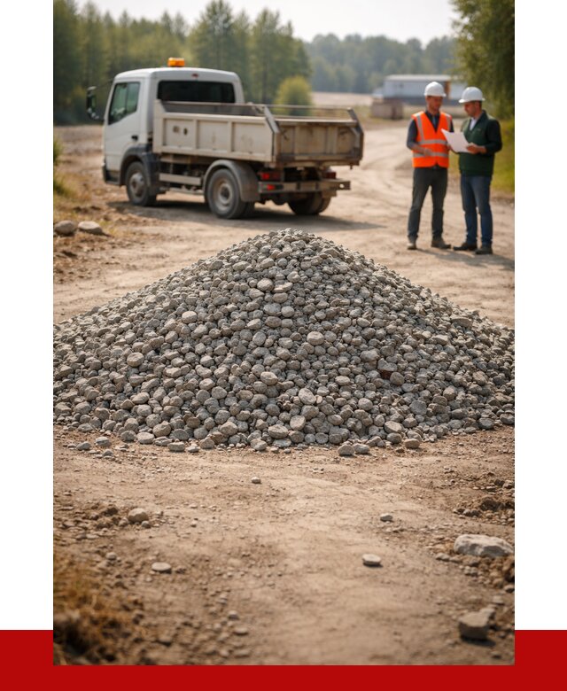 Гравийный щебень фракция 20-40 в Феодосии от 1219 р. | ПРОНЕРУДФдс