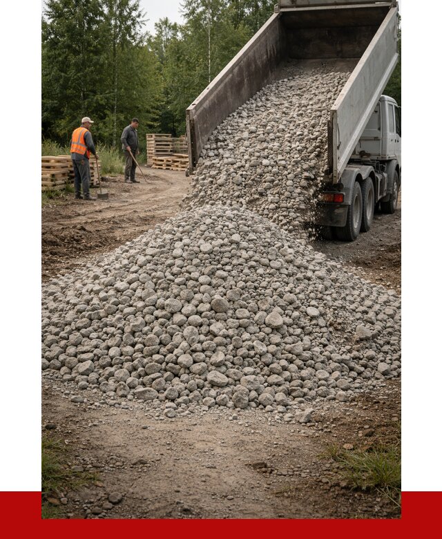 гравийный щебень фракция 70-120 в Феодосии от 2489 р. ПРОНЕРУДФдс