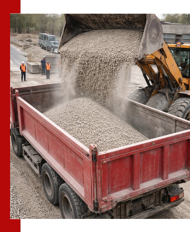 Купить известняковый щебень фракции 0-5 с доставкой в Феодосии