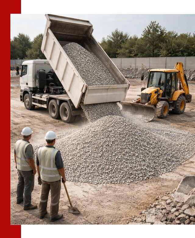 Купить известняковый щебень фракции 5–10 мм с доставкой в Феодосии