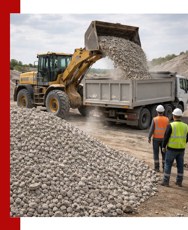 Доломитовый щебень фракция 40–71 доставка и продажа в Феодосии