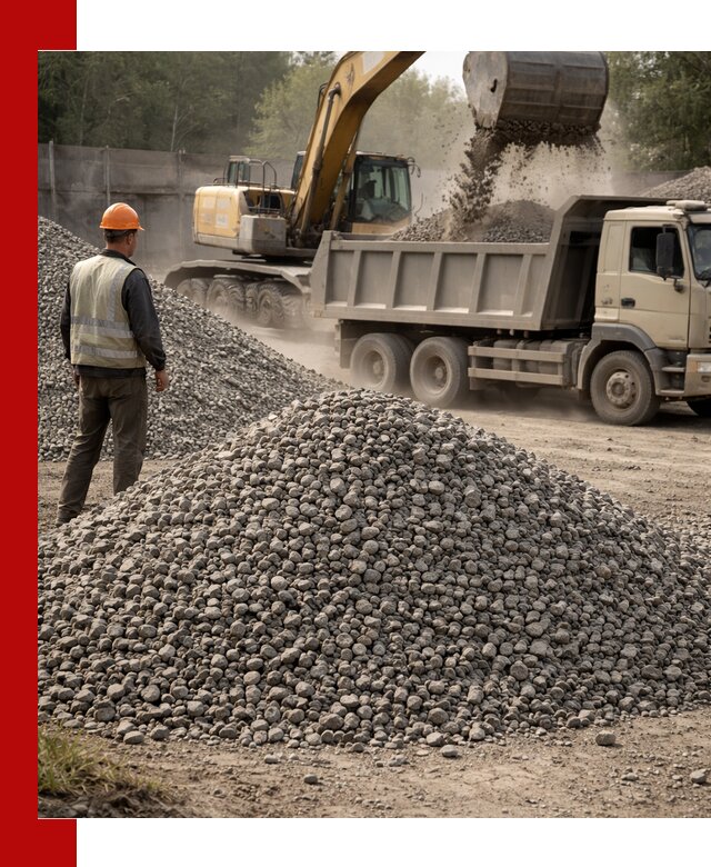 Шлаковый щебень фракция 5-20 с доставкой в Феодосии