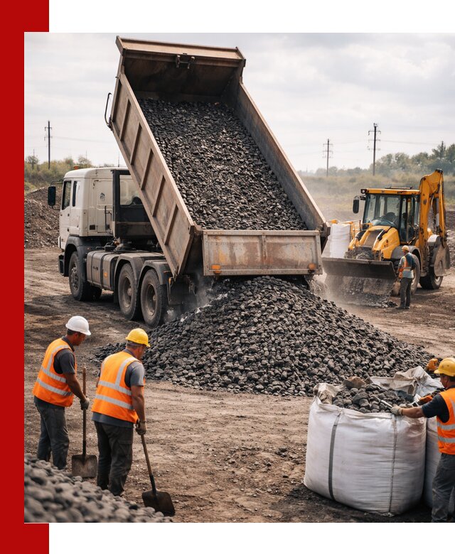 Шлаковый щебень фракция 40-70 с доставкой в Феодосии