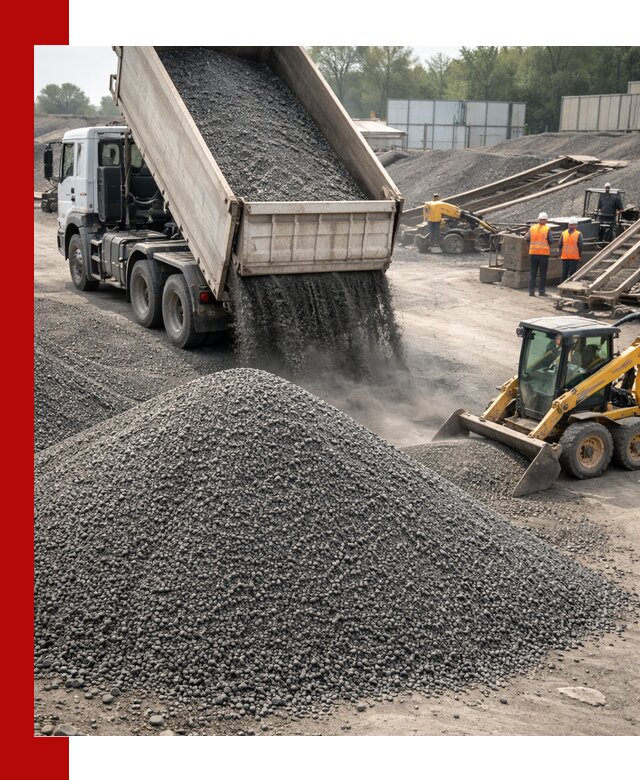 Вторичный щебень фракция 0–5 с доставкой в Феодосии