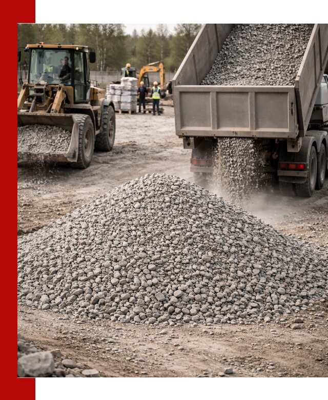 Вторичный щебень фракции 5-20 в Феодосии — доставка и продажа крупнотоннажно