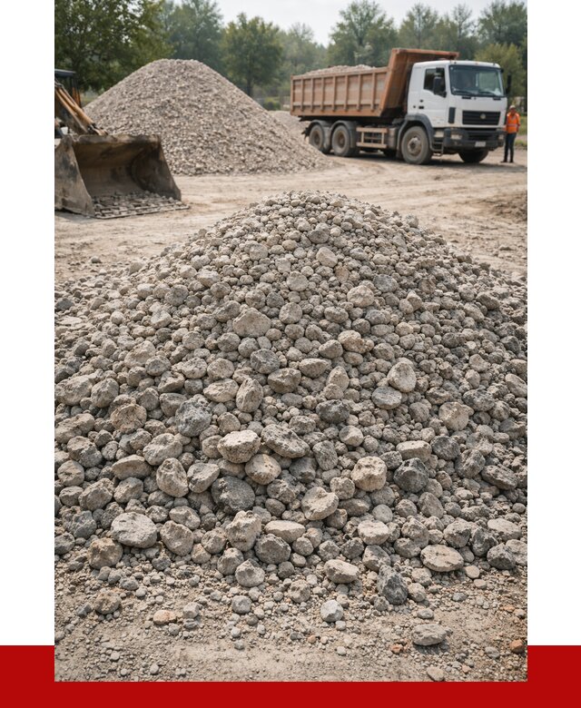 Вторичный щебень фракция 20-40 в Феодосии от 2235 р ПРОНЕРУДФдс