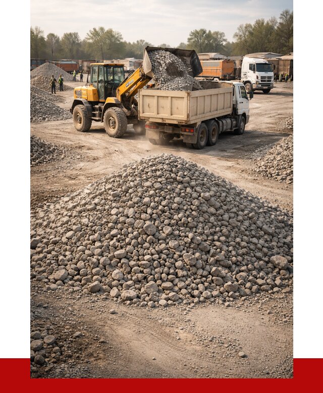 Вторичный щебень фракция 40-70 в Феодосии от 1767 р, ПРОНЕРУДФдс