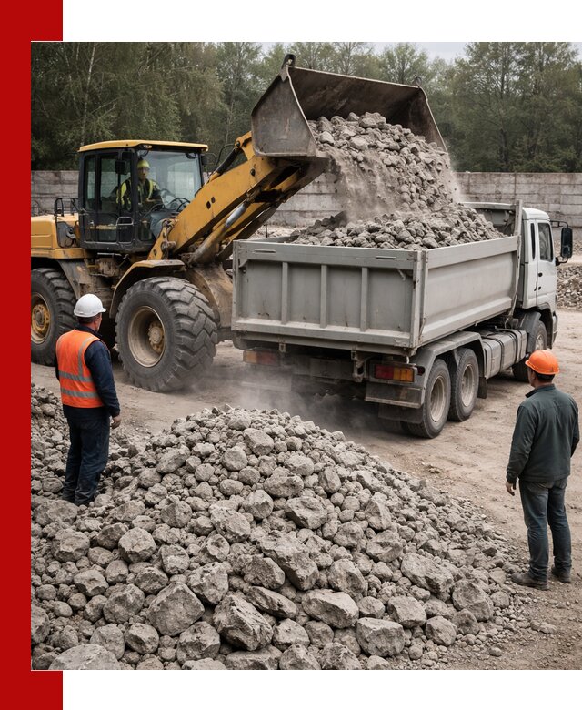 Вторичный щебень фракция 70–150 в Феодосии с доставкой