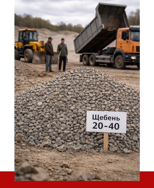 Бетонный щебень фракция 20-40 в Феодосии от 2489 р. | ПРОНЕРУДФдс