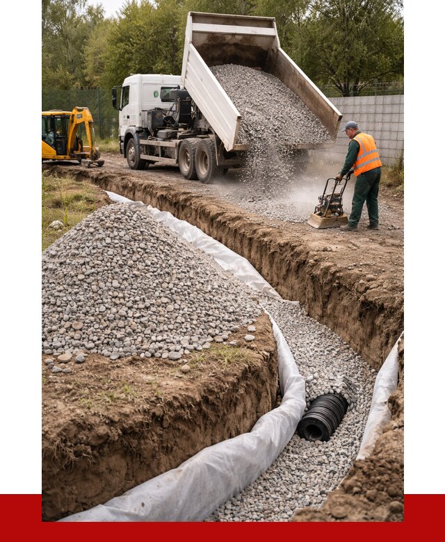 Щебень для дренажа в Феодосии от 1879 р., ПРОНЕРУДФдс доставка
