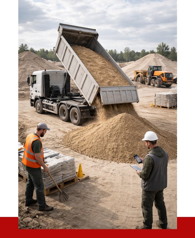 Карьерный песок с доставкой в Феодосии от 3657 р. ПРОНЕРУДФдс