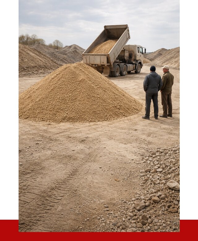 Карьерный песок крупнозернистый в Феодосии от 8634 р | ПРОНЕРУДФдс