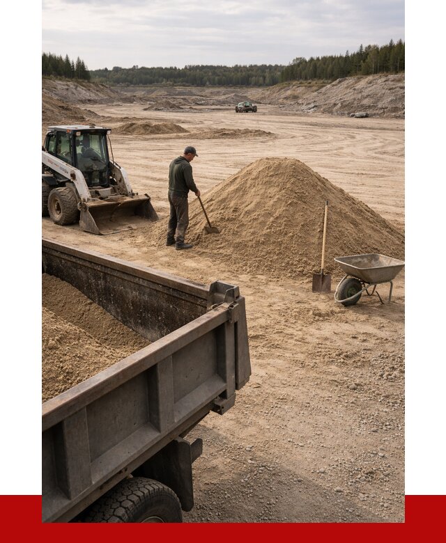 Карьерный песок среднезернистый в Феодосии, от 2235 р. ПРОНЕРУДФдс