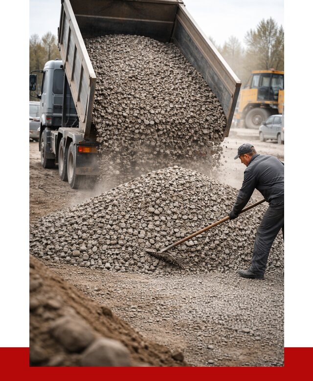 Гравий фракция 20-40 в Феодосии от 2540 р. доставка | ПРОНЕРУДФдс