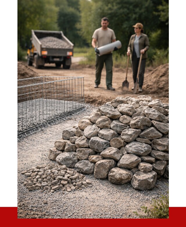 Камень для габионов фракция 100-200 в Феодосии от 4876 р. | ПРОНЕРУДФдс