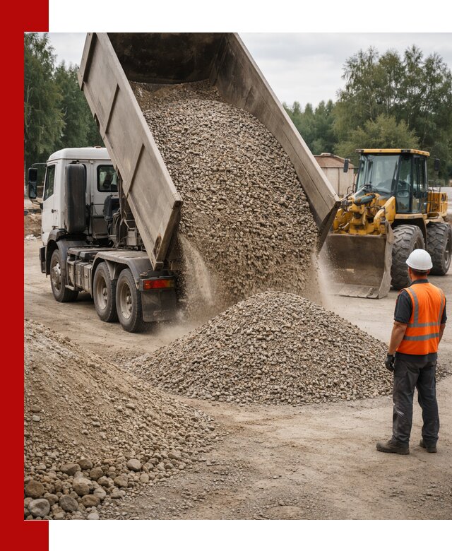 Доставка щпс в Феодосии — щебеночно-песчаная смесь под заборы и дорожки