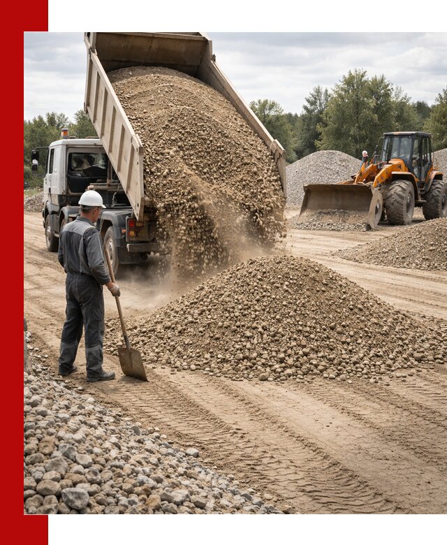 Доставка щпс С3 в Феодосии самосвалами и бортовыми грузовиками