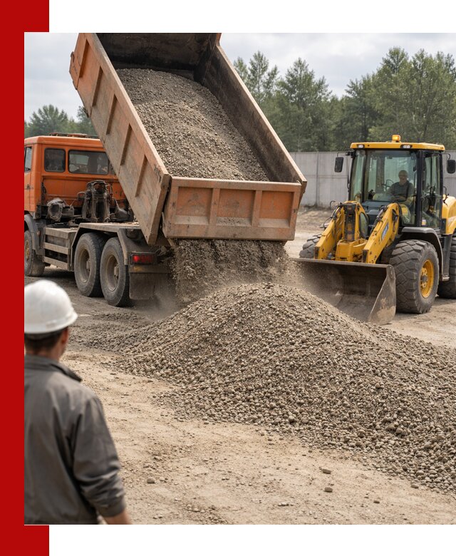 Доставка щпс С8 самосвалами в Феодосии от производителя