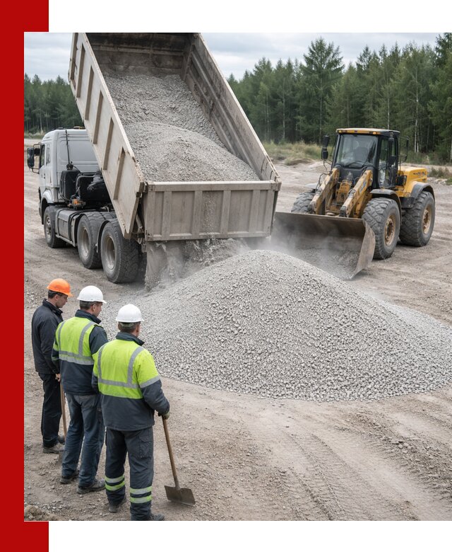 Известняковый отсев 0-5 доставка в Феодосии быстро и выгодно