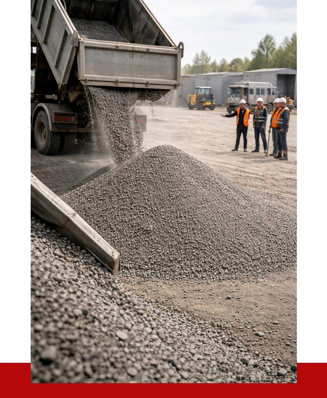 Гравийный отсев 0-5 в Феодосии от 1219 р. с доставкой | ПРОНЕРУДФдс