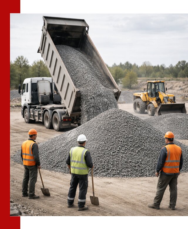 Доставка и продажа гранитной крошки в Феодосии