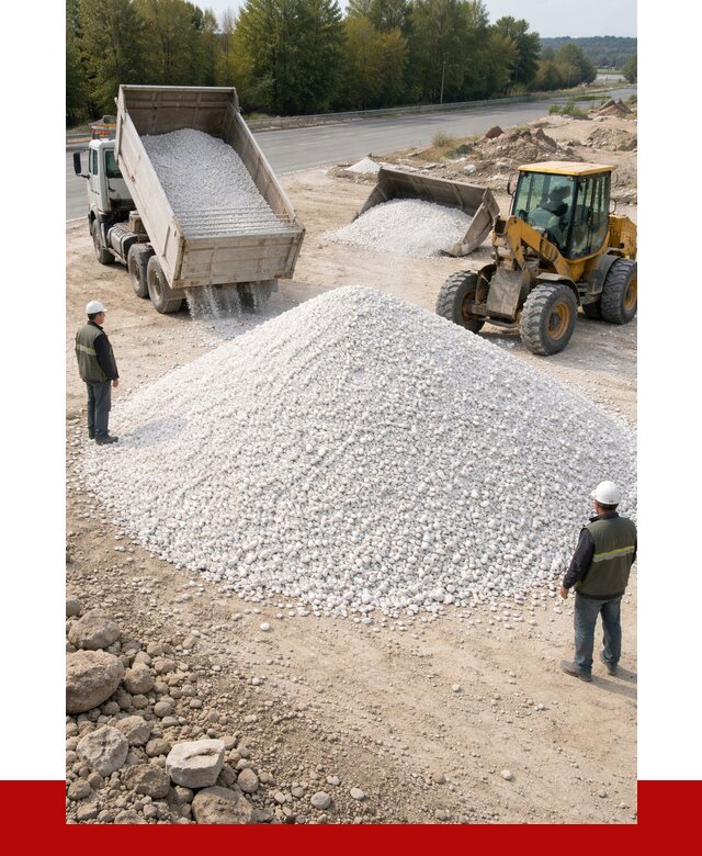 Белая мраморная крошка в Феодосии от 4266 р. с доставкой | ПРОНЕРУДФдс