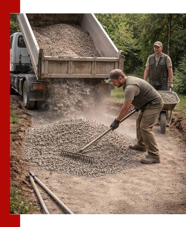 Каменная крошка для дорожек с доставкой в Феодосии