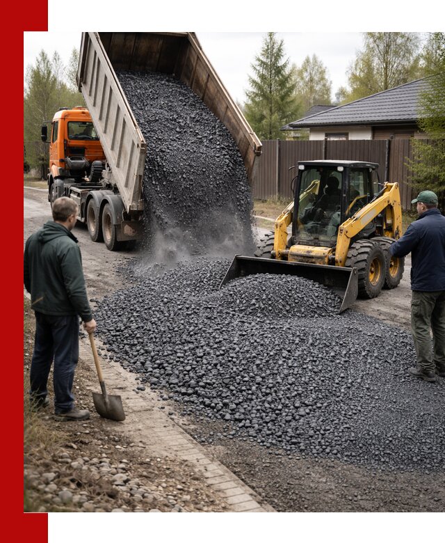 Крошка габбро с доставкой в Феодосии для строительных работ