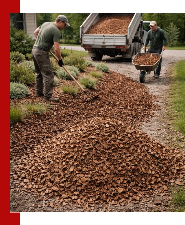 Крошка для мульчирования с доставкой в Феодосии