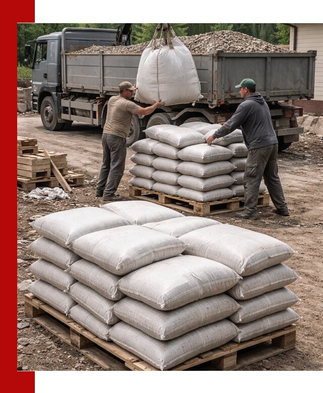 Керамзит в мешках с доставкой в Феодосии от компании-поставщика