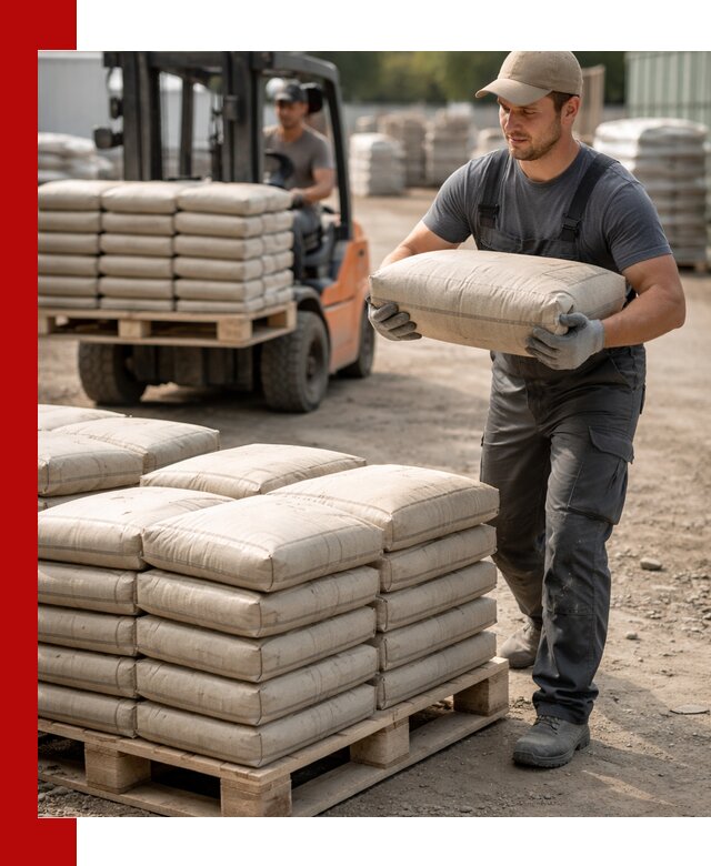 Доставка цемента в мешках оптом и в розницу в Феодосии