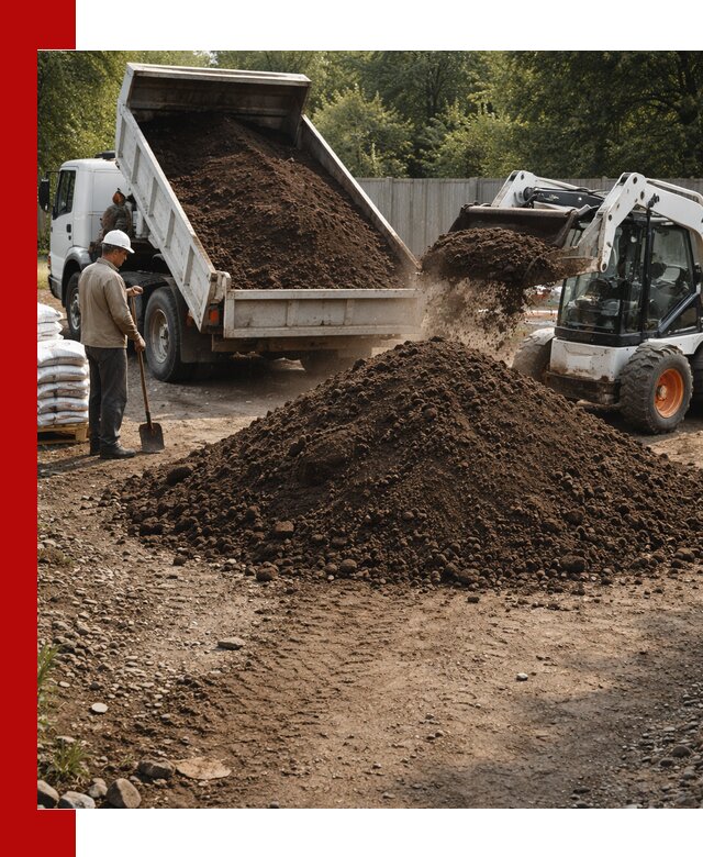 Доставка растительного грунта в Феодосии от производителя оптом и в розницу