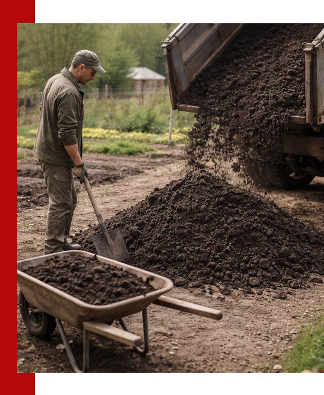 Доставка качественной земли для огорода в Феодосии