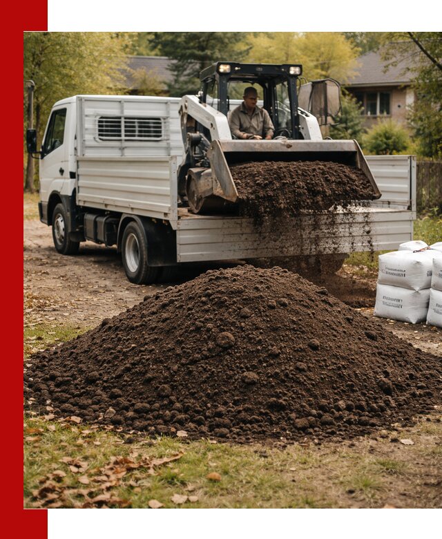 Доставка садовой земли в больших объёмах в Феодосии