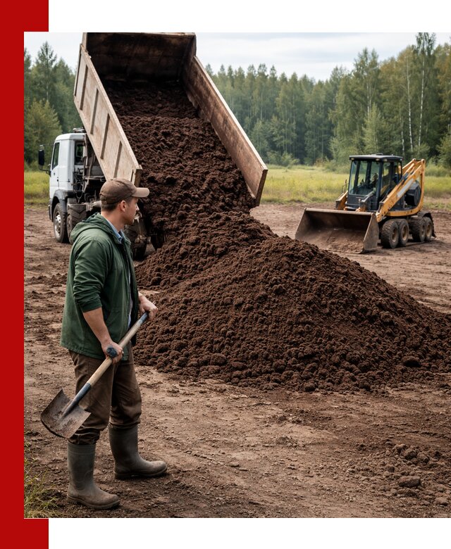 Купить верховой торф с доставкой в Феодосии для садоводства и растений