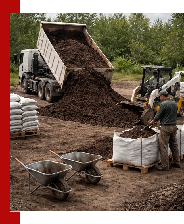 Доставка и продажа торфогрунта в Феодосии оптом и в розницу