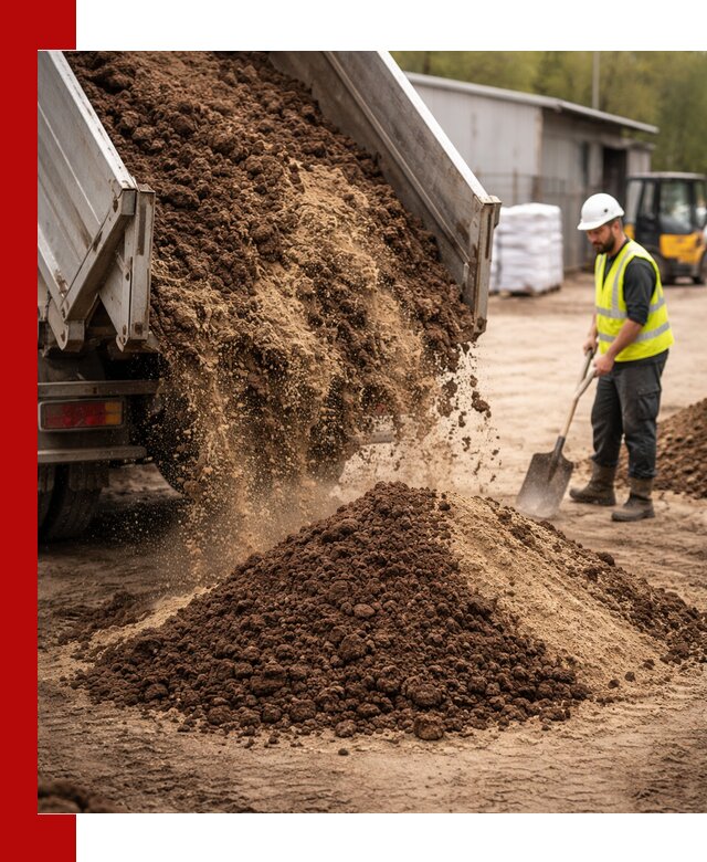 Доставка торфо-песчаной смеси в Феодосии для строительства и озеленения