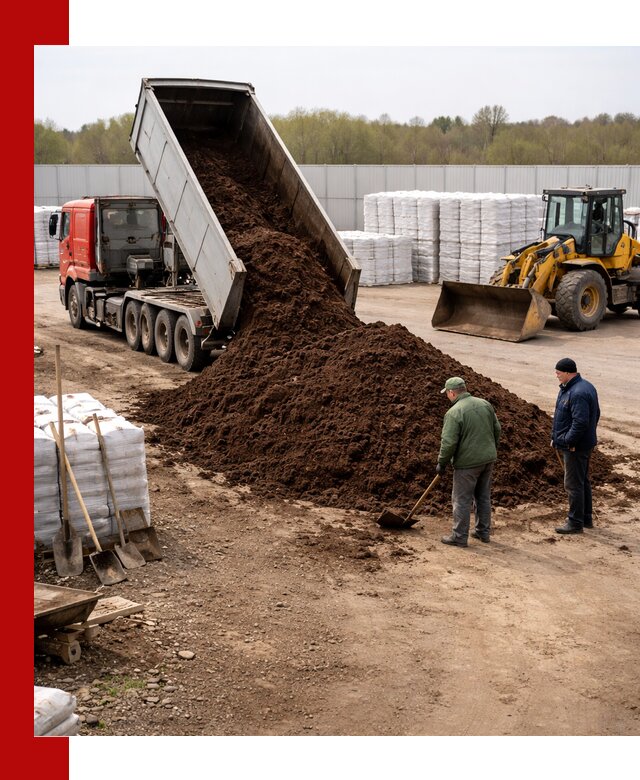 Доставка торфяных смесей оптом и в розницу в Феодосии