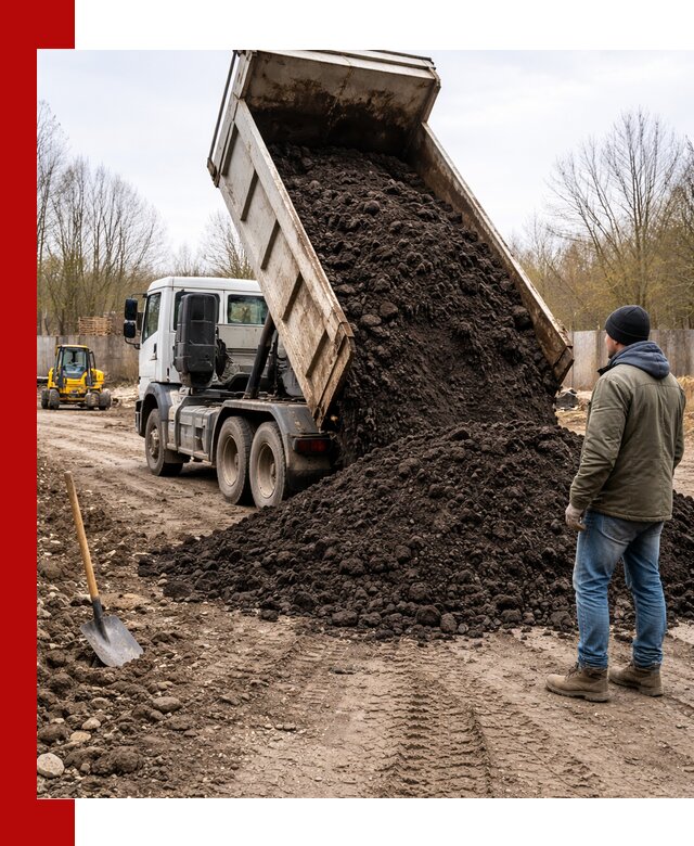 Доставка чернозема навалом в Феодосии быстро и выгодно