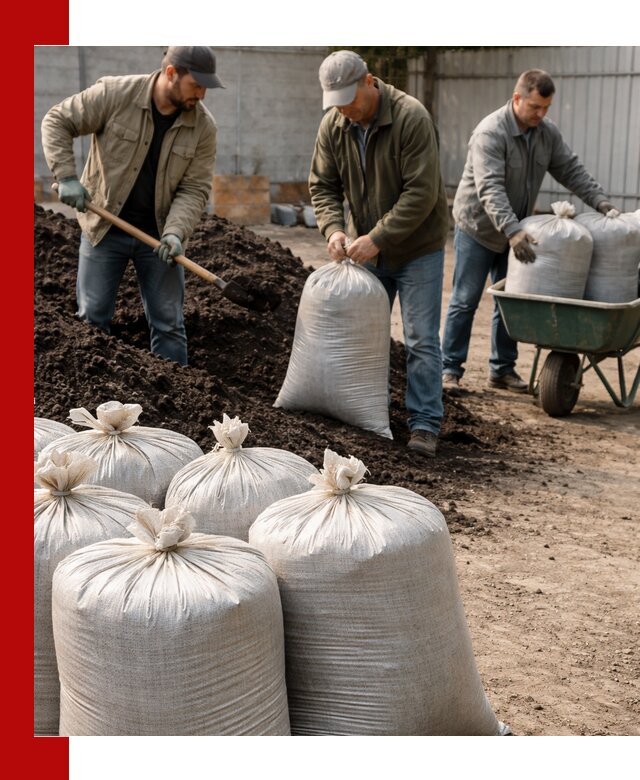 Купить чернозем в мешках с доставкой в Феодосии