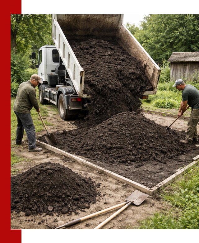 Купить чистый чернозем для огорода с доставкой в Феодосии