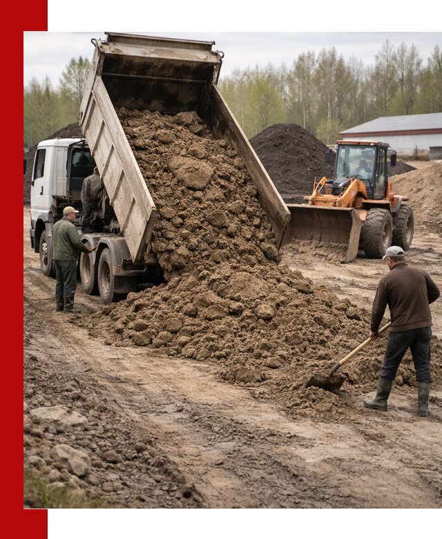 Доставка глин и суглинков в Феодосии оптом и вкрай