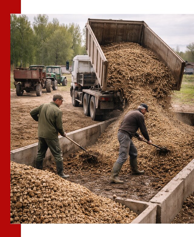 Куриный помет с доставкой в Феодосии оптом и в розницу